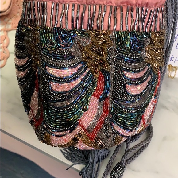 Beaded draw string fairy bag - Picture 7 of 8